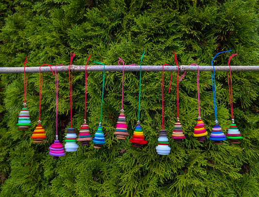 DIY Button Tree Ornaments